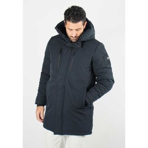 Parka Doudoune Bleu Marine à Capuche Imperméable - Poches Multiples - Paragoose - Modalova