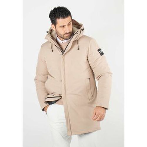 Parka Doudoune beige à capuche, coupe droite, poches multiples - Paragoose - Modalova