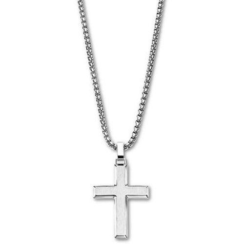 Collier Collier Style acier pendentif croix - Lotus - Modalova