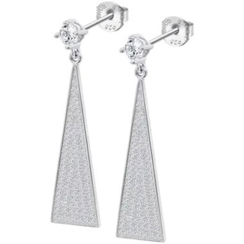 Boucles oreilles Boucles d'oreilles Silver Pyramide oxyde - Lotus - Modalova