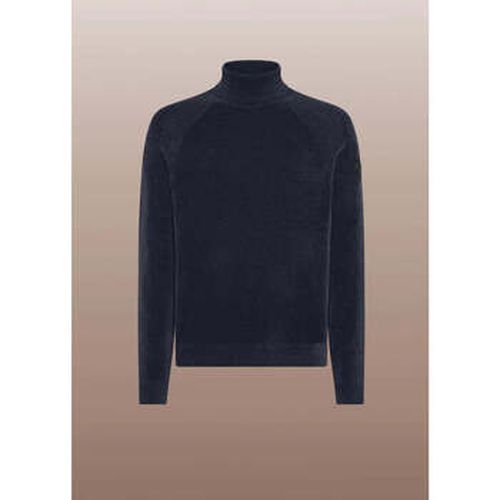 Sweat-shirt Pull col roulé marine en velours - Rrd - Roberto Ricci Designs - Modalova