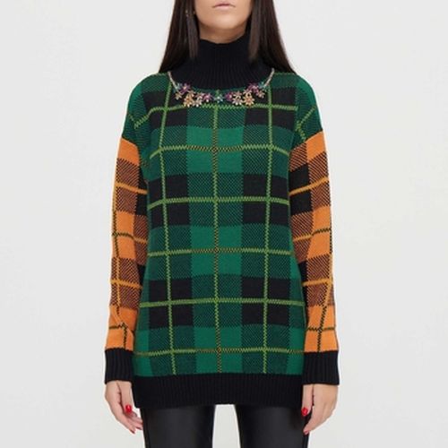 Pull Col roulé à carreaux - Ermanno Scervino - Modalova