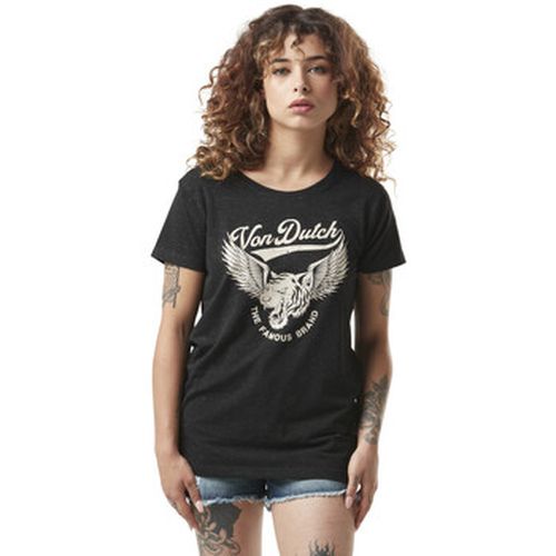 T-shirt T-shirt col rond print devant Famous - Von Dutch - Modalova
