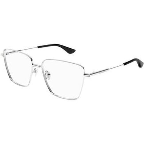 Lunettes de soleil AM0503O Cadres Optiques, Argent/Transparent, 55 mm - McQ Alexander McQueen - Modalova