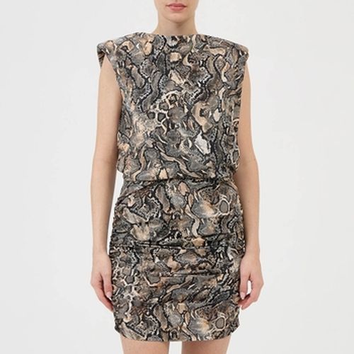 Robe courte Robe en coton imprimé python - Roberto Cavalli - Modalova