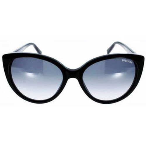 Lunettes de soleil femme TH 1573/S, Noire, indice 2 - Tommy Hilfiger - Modalova