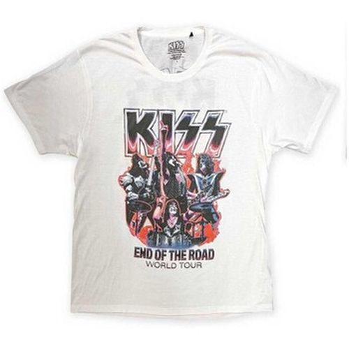 T-shirt End Of The Road Band Playing - Kiss - Modalova