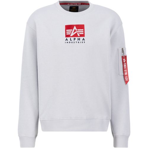 Sweat-shirt Satin Logo Sweatshirt - pastel grey - Alpha Industries - Modalova