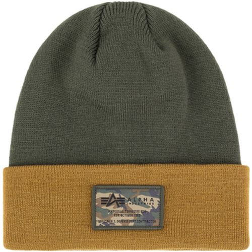 Chapeau Crew C Label Beanie - dark olive - Alpha Industries - Modalova