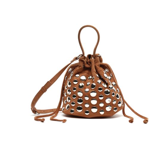 Sac a main Tudi sac bucket à effet daim avec clous - Misako - Modalova