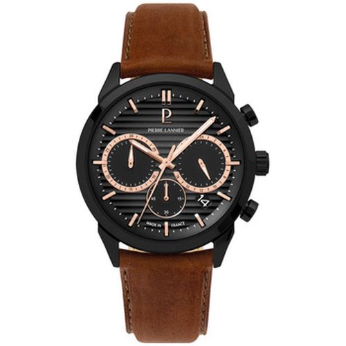 Montre Montre MONARCK Cuir Brun - Pierre Lannier - Modalova