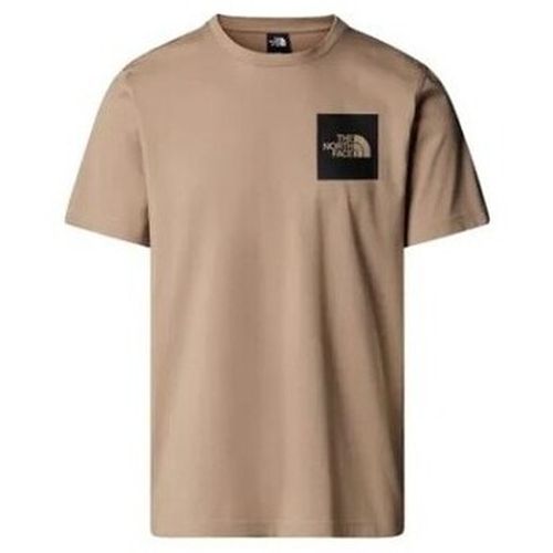 T-shirt TEE SHIRT M SS FINE - MUSHROOM GREY - S - The North Face - Modalova