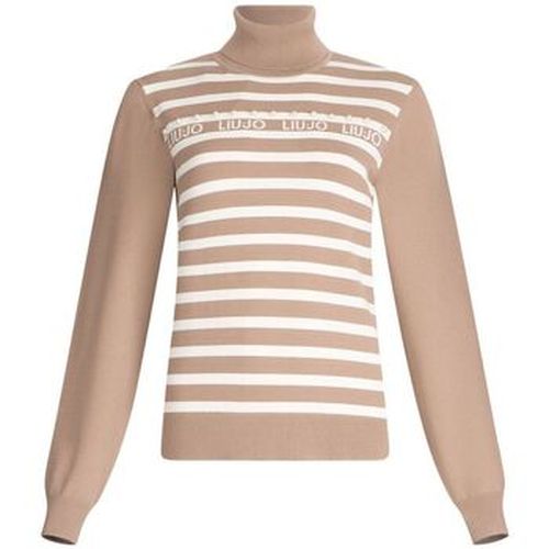 Pull Pull à col roulé avec rayures - Liu Jo - Modalova