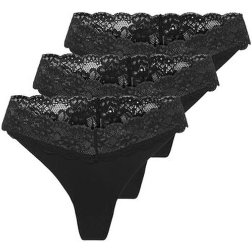 Strings String Paquet de 3 ONLCHLOE LACE THONG - Only - Modalova