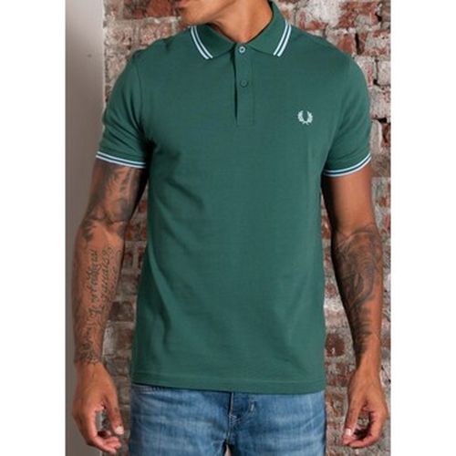 T-shirt Polo à double boutonnage - sport bleu piste - Fred Perry - Modalova