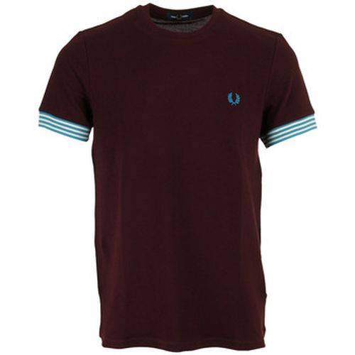 T-shirt Fred Perry Striped Cuff - Fred Perry - Modalova