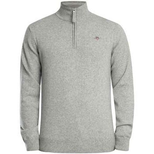 Pull Tricot demi-fermeture éclair en laine d'agneau superfine - Gant - Modalova