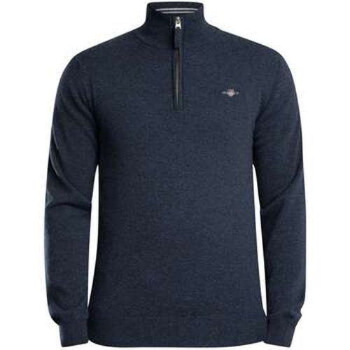 Pull Tricot demi-fermeture éclair en laine d'agneau superfine - Gant - Modalova