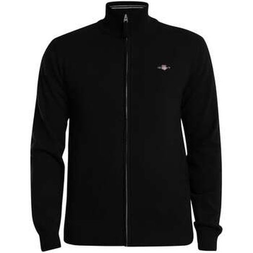 Pull Cardigan zippé en laine d'agneau ultrafine - Gant - Modalova