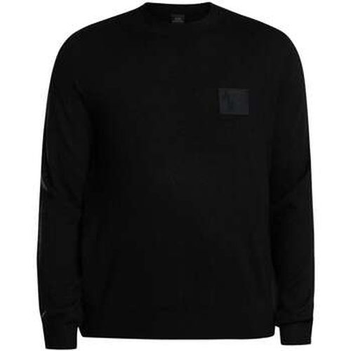 Pull Tricot de laine avec logo en boîte - EAX - Modalova