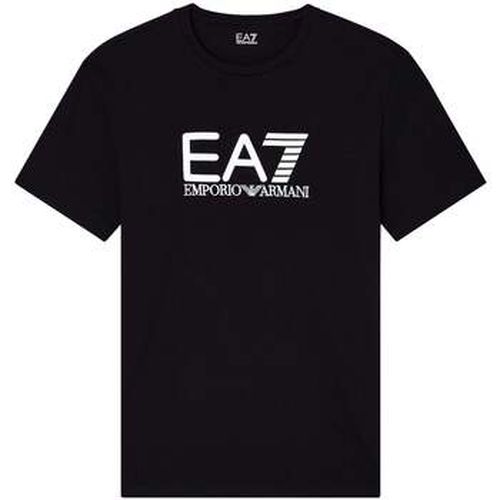 T-shirt Visibility Cotton Stretch T-Shirt Black - Ea7 Emporio Armani - Modalova