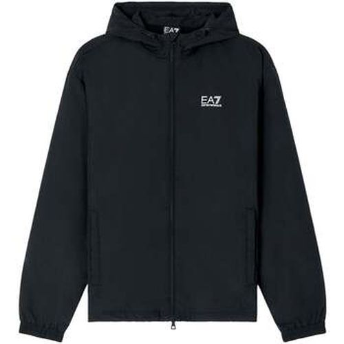 Blouson Core ID Nylon Hooded Jacket Black - Ea7 Emporio Armani - Modalova