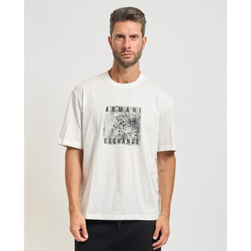 T-shirt T-shirt col rond avec impression - EAX - Modalova