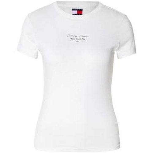 T-shirt DW0DW21542 YBL ECRU - Tommy Hilfiger - Modalova
