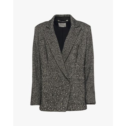 Veste GIACCA IN TWEED CON PERLE RICAMATE Art. G150WT - Manila Grace - Modalova