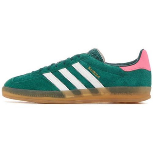 Baskets basses Gazelle Indoor Collegiate Green Lucid Pink - adidas - Modalova