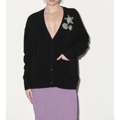 Gilet CARDIGAN DI LANA RICAMATO Art. RI1KT023 - Kaos Collezioni - Modalova