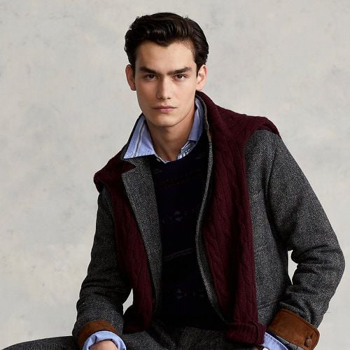 Veste de costume laine à chevrons - Polo Ralph Lauren - Modalova