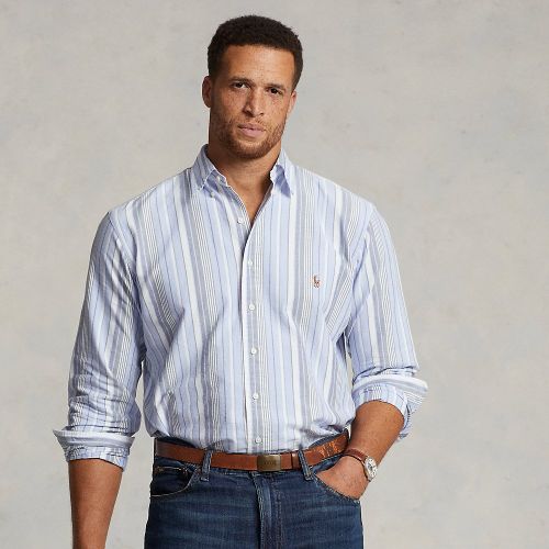 Grandes Tailles - Chemise Oxford rayée - Big & Tall - Modalova