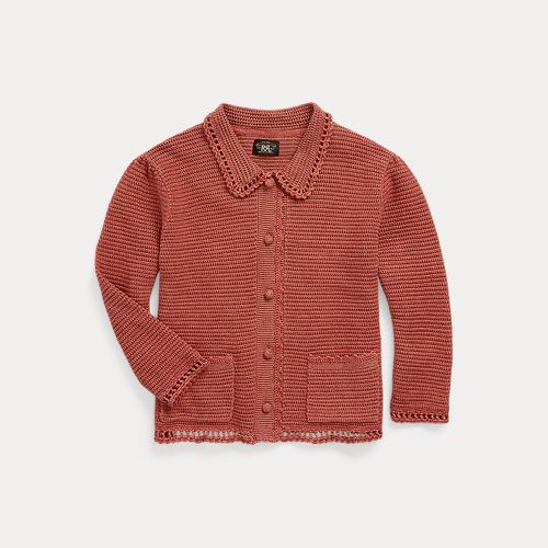 Cardigan tricot pointelle lin coton - RRL - Modalova
