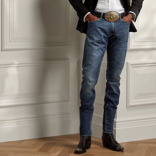 Jean slim délavé - Purple Label - Modalova