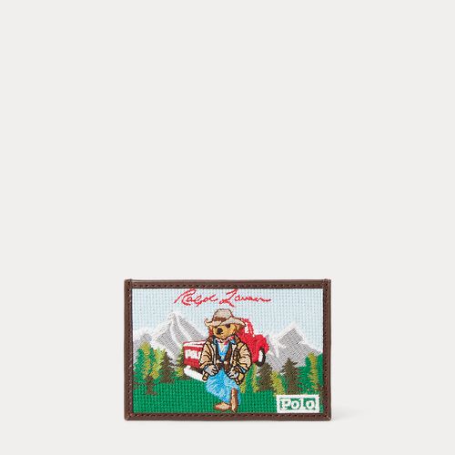 Porte-cartes Polo Bear brodé - Polo Ralph Lauren - Modalova