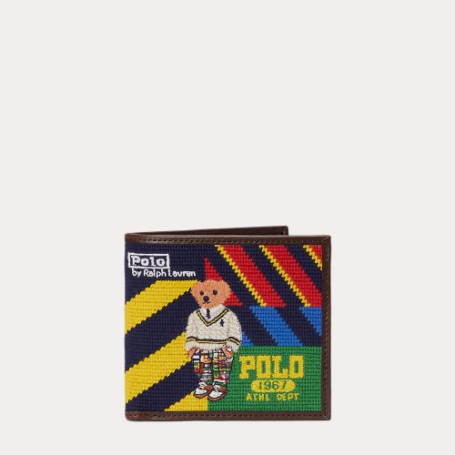 Portefeuille Polo Bear rayé brodé - Polo Ralph Lauren - Modalova