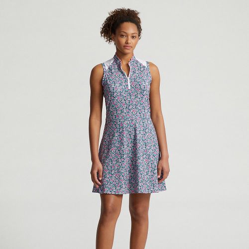 Robe hybride à motif fleuri filet jersey - RLX Golf - Modalova