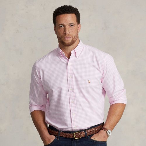 Grandes Tailles - Chemise Oxford vichy - Big & Tall - Modalova