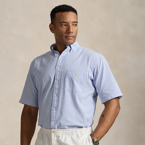 Grandes Tailles - Chemise rayée en seersucker - Big & Tall - Modalova
