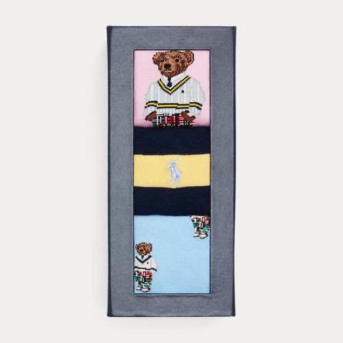 Coffret 3 paires chaussettes Polo Bear - Polo Ralph Lauren - Modalova