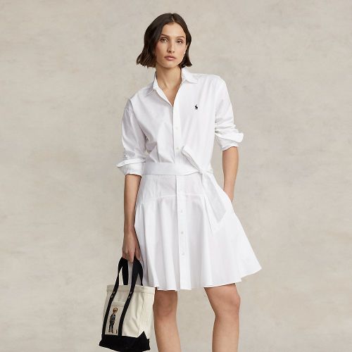 Robe-chemise à pans en coton - Polo Ralph Lauren - Modalova