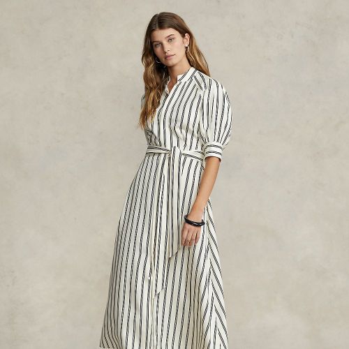 Robe rayée en soie naturelle - Polo Ralph Lauren - Modalova