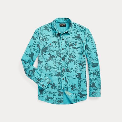 Chemise workwear motif western moleskine - RRL - Modalova