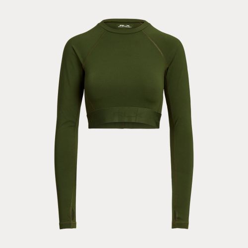 Pull court à logo répétitif en jersey - RLX - Modalova