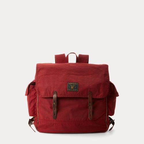 Sac à dos en toile cirée et cuir - RRL - Modalova