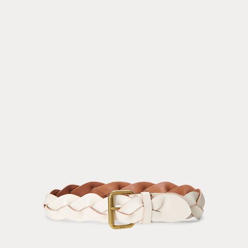 Ceinture en vachette tressée - Polo Ralph Lauren - Modalova