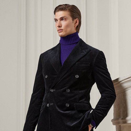 Veste de costume Kent velours faite main - Purple Label - Modalova