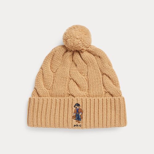 Bonnet à pompon Polo Bear en laine - Polo Ralph Lauren - Modalova