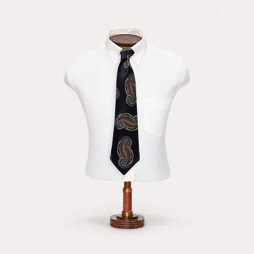 Cravate jacquard faite main motif pin - RRL - Modalova